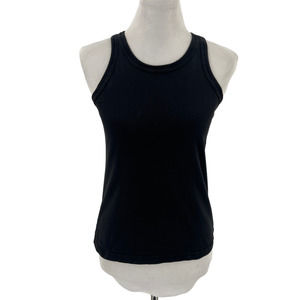 Everlane Organic Cotton Tank Top in Black